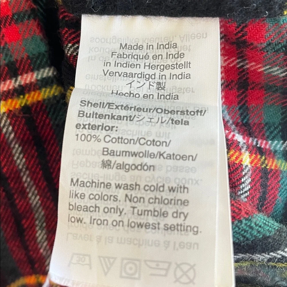 J. Crew Tartan flannel shirt